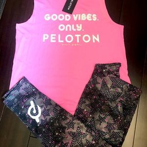 💖NWT M Peloton tank, EEUC S leggings💖